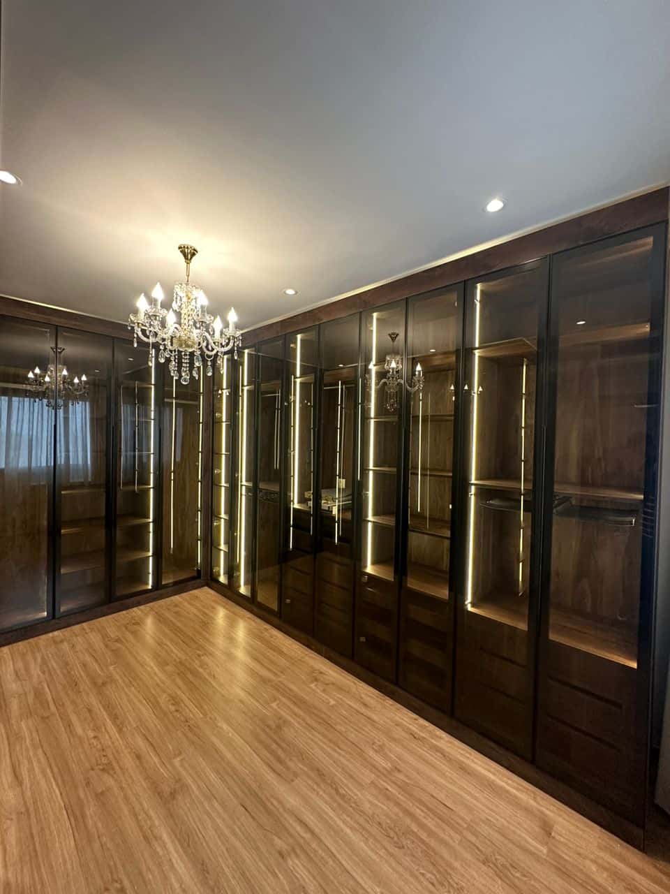 Dressing noyer & verre fumé