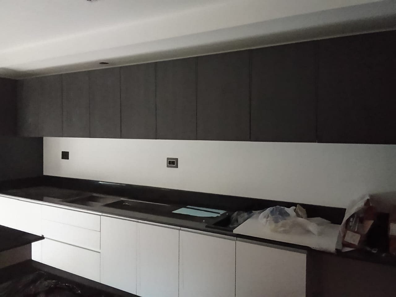 Cuisine bicolore anthracite